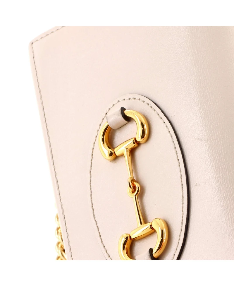 Pre-Owned Gucci Horsebit 1955 Chain Wallet Leather