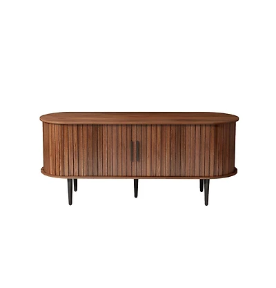 Boyel Living 47 Inches Modern Tv Stand with Sliding Door and Storage Compartment