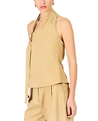 Line & Dot Women's Halter Neck Sleeveless Top