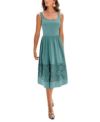 Cupshe Women's Pretty Big Deal Black Midi Beach Dress