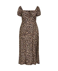 City Chic Women's Abbigail Print Maxi Dress