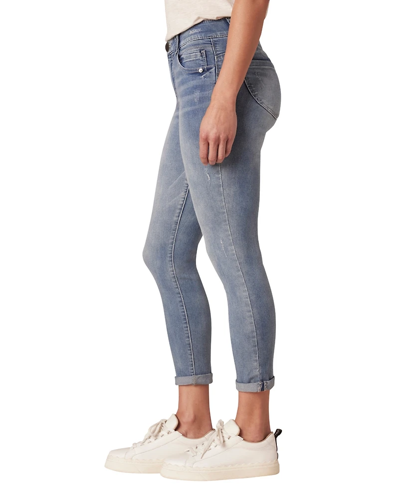 Democracy Petite Mid Rise Ankle Length Jeans