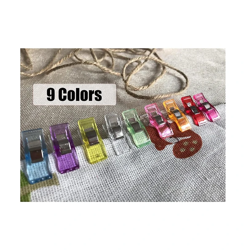 Gnuadz 100pcs Sewing Clips Fabric Quilting Binding Accessories Supplies Craft Patchwork Hemming Crochet Knitting Diy Tool