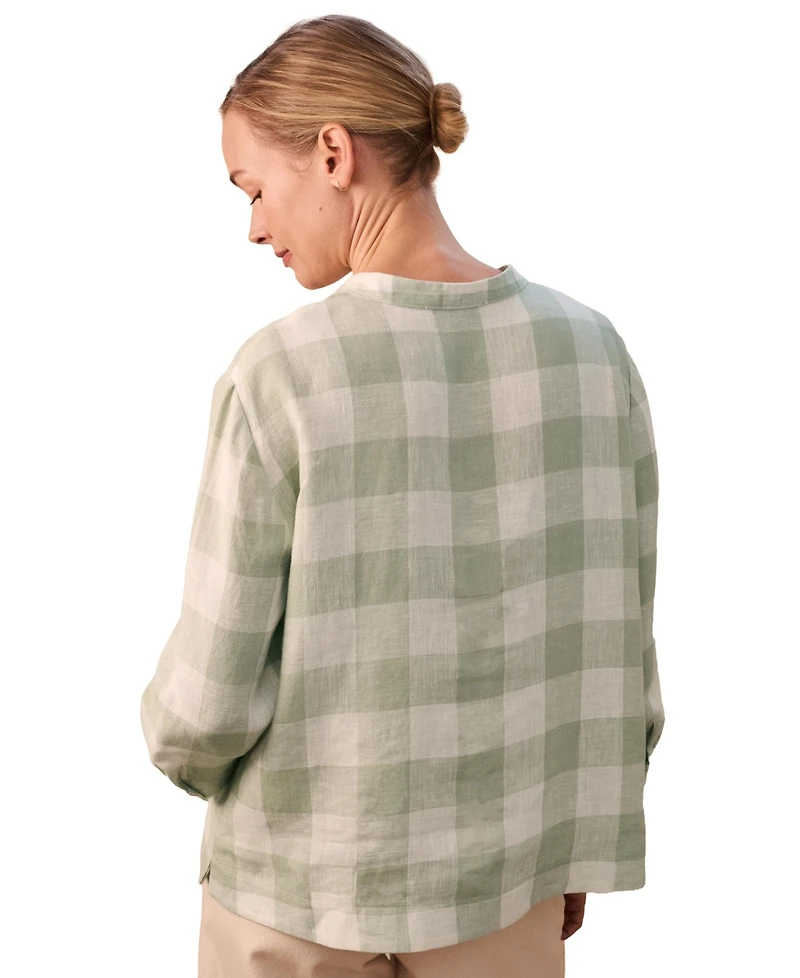Celtic & Co. Women's Check Swing Blouse