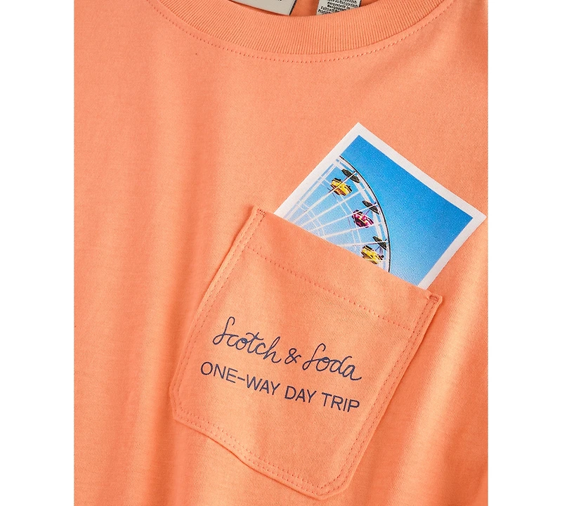 Scotch & Soda Boys' Toddler 2T-4T Short-Sleeve T-Shirt and Shorts, 2-Piece Set