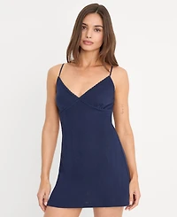 Good American Women's Pointelle V-Neck Cami Dress