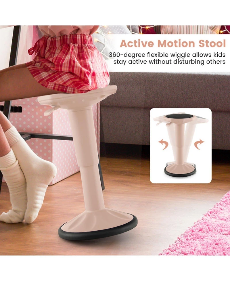 Gouun Adjustable-Height Wobble Stool for Active Seating