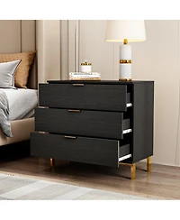 Famapy 3-Drawers Wood Chest of Drawers Dresser
