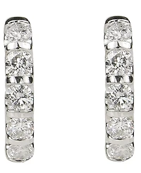 Diamond Hoop Earrings in 14k White Gold (1-1/2 ct. t.w.)