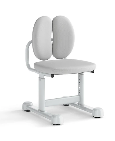 Gouun Padded Children Study Chair with Double Back Support and Adjustable Height