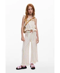 Desigual Girls Girls's Pom-pom strap top