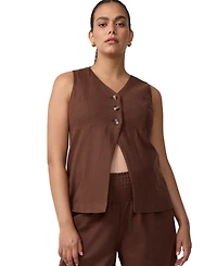 Ingrid + Isabel Maternity & Postpartum Linen Jumpsuit