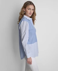 Dkny Jeans Women's Long-Sleeve Classic-Fit Shirt