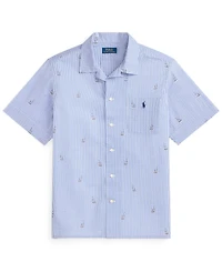 Polo Ralph Lauren Men's Classic-Fit Sailboat Seersucker Shirt