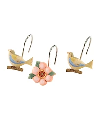 Avanti Pretty Birds Shower Hooks, Set of 12