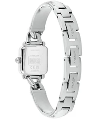 Coach Women's Cass Silver Tone Stainless Steel Bangle Bracelet Watch, 18mm