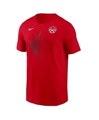 Nike Men's Red Canada Soccer Maple Leaf T-Shirt