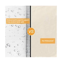 Gnuadz 20pcs Mesh Zipper Pouch A6 Clear Pencil Case Travel Storage Bag