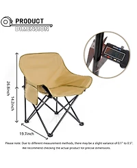 Gnuadz Ultra Lightweight Folding Camping Chair Portable Outdoor Hiking Beach Picnic