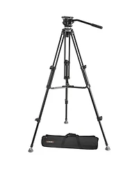 Ikan E-Image EK610 Professional 3-Section Aluminum Video Tripod with 65mm Bowl Fluid Head