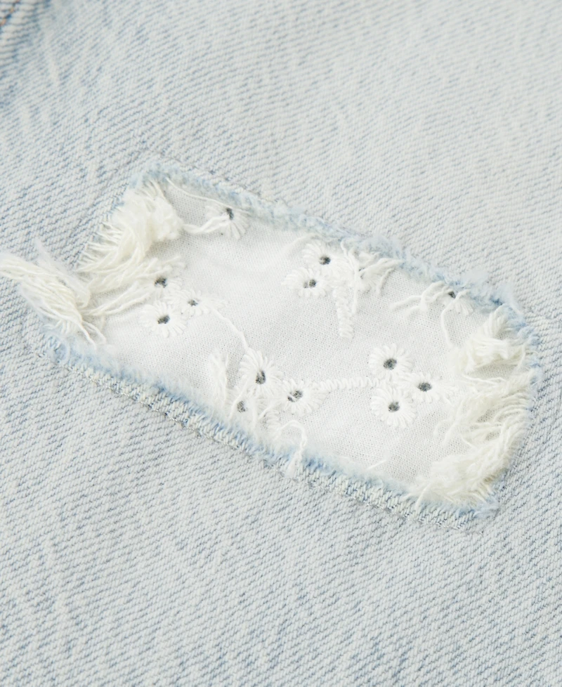 abercrombie kids Girls' Eyelet Baggy Jeans