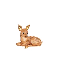 Fable England Resting Fawn Enamel Brooch