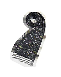 Fable England Wilderness Black Tassel Scarf