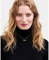 Fable England Folksy Floral T-Bar Chain Necklace