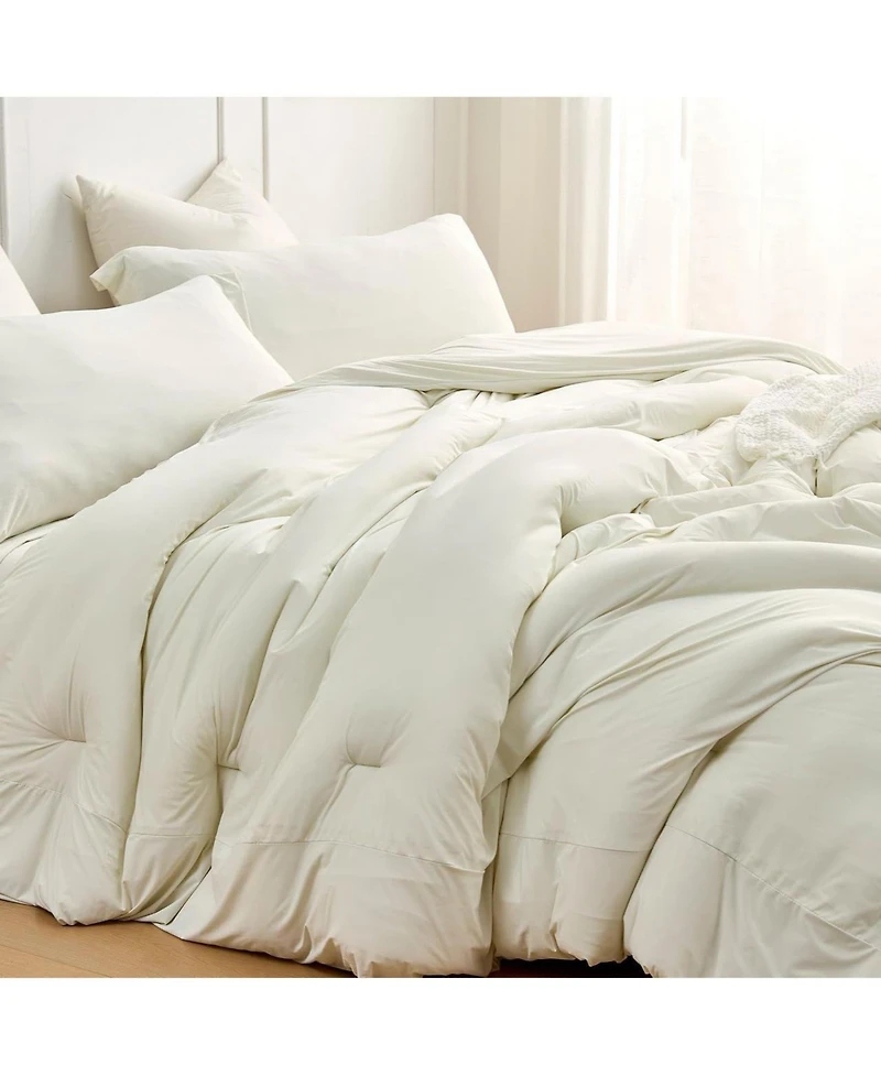 Look At This Thicky - Coma Inducer Oversized Comforter Set - Standard Thicky - Creamy Elephant