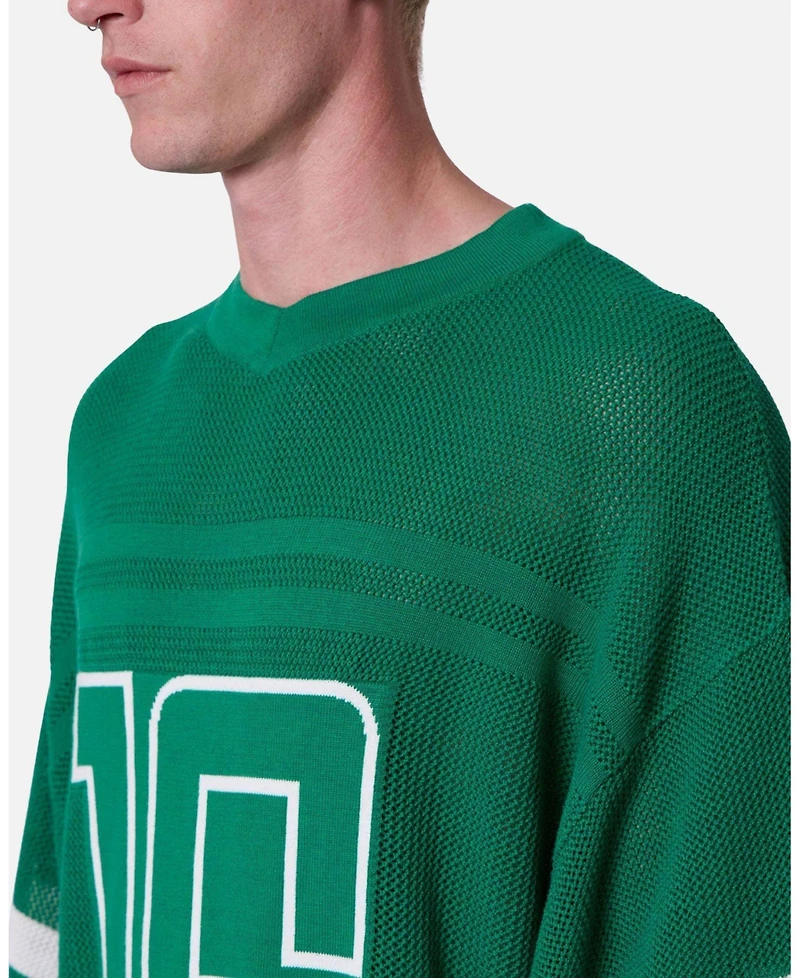 mnml Men's Open Knit Varsity Jersey