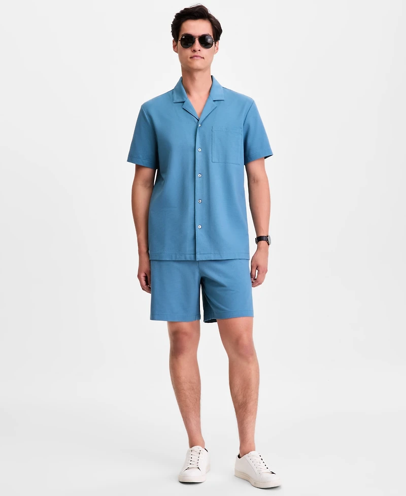 Alfani Men's Short-Sleeve Knit Camp Shirt, Macy's Exclusive
