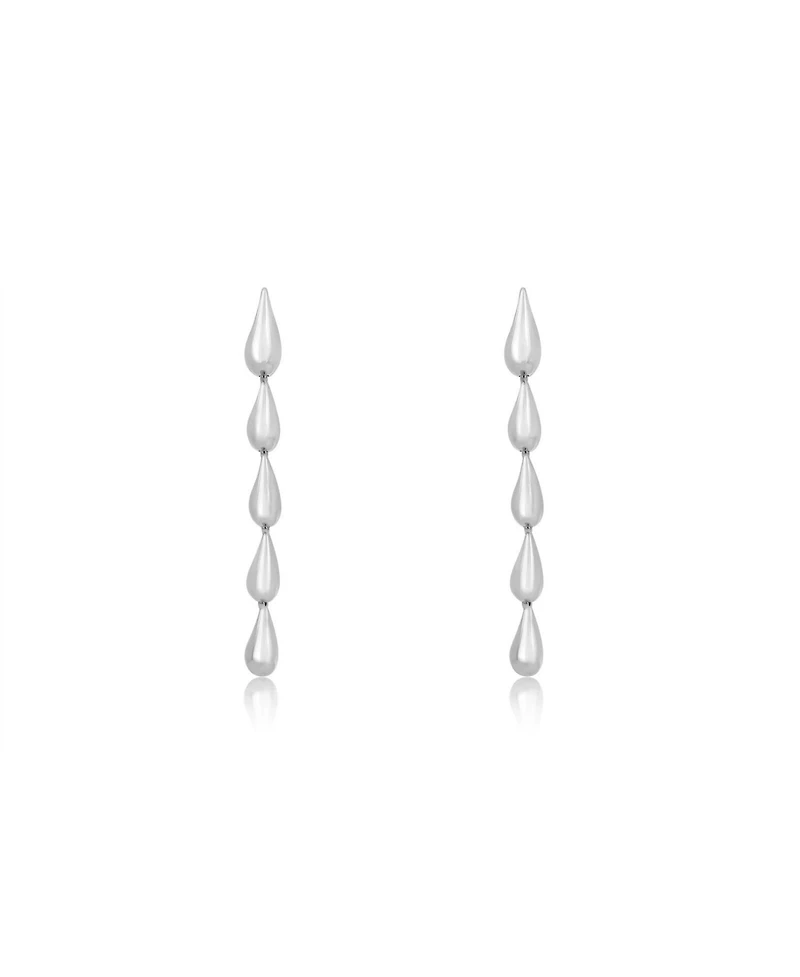 The Lovery Teardrop Dangle Earrings Sterling Silver