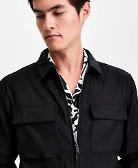 Alfani Men's Long-Sleeve Tech Shirt Jacket, Macy's Exclusive