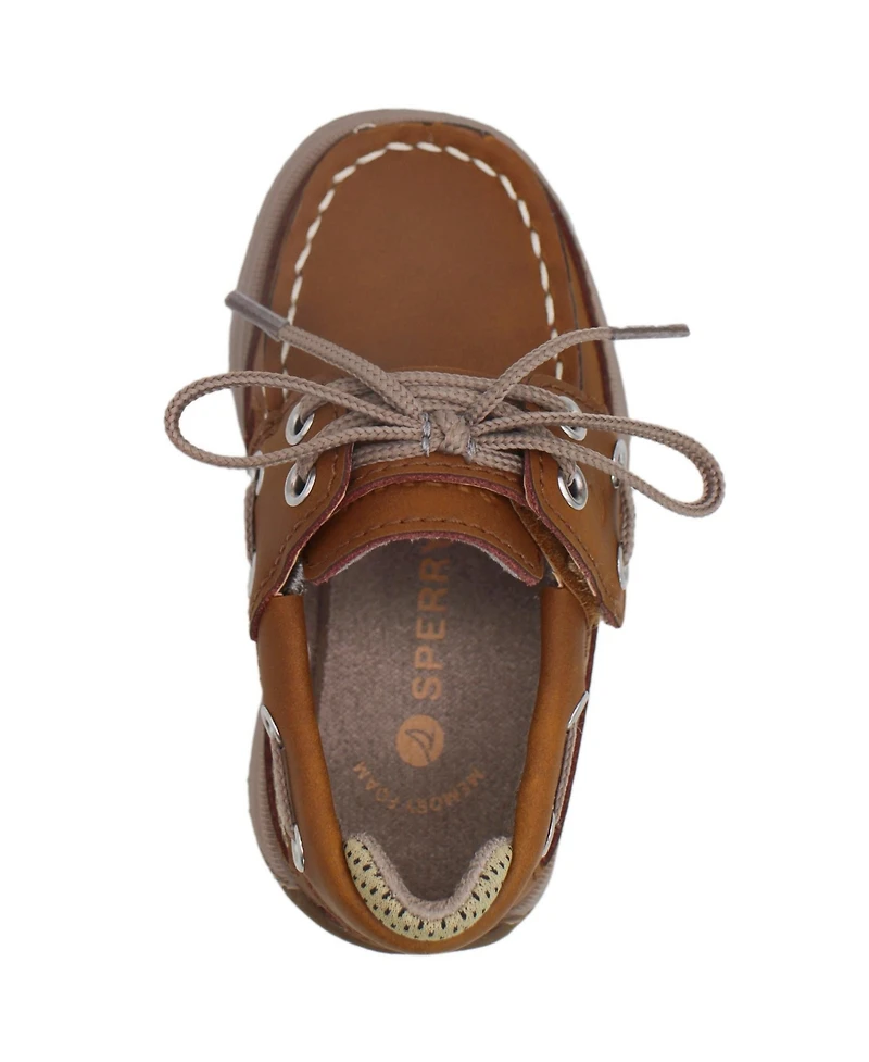Sperry Toddler Lanyard Boat Shoes with Memory Foam Insole
