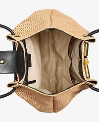 I.n.c. International Concepts Catalyna Straw Tote Handbag, Macy's Exclusive
