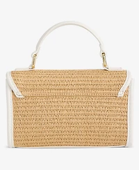 I.n.c. International Concepts Tollann Straw Mini Crossbody Handbag, Macy's Exclusive