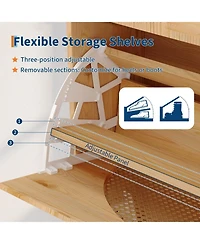 homfan Rattan Shoe Cabinet with Mirror, 2 Flip Drawers and Side Door, Entryway Storage