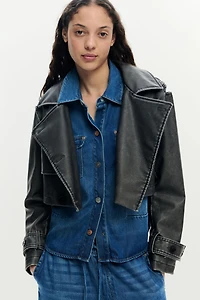 Desigual Women's Detachable trench coat combined