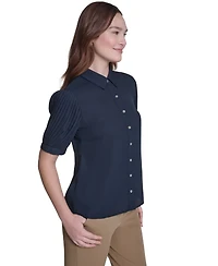 Tommy Hilfiger Women's Collared Top