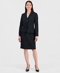 Le Suit Women's Three-Button Notch-Collar Jacket & Slim Skirt