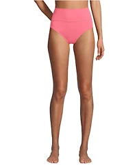 Lands' End Women's Pinchless High Waisted Bikini Bottoms