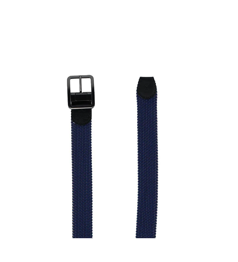 Trafalgar Big & Tall Matias Stripe Reversible Braided Casual Golf Belt