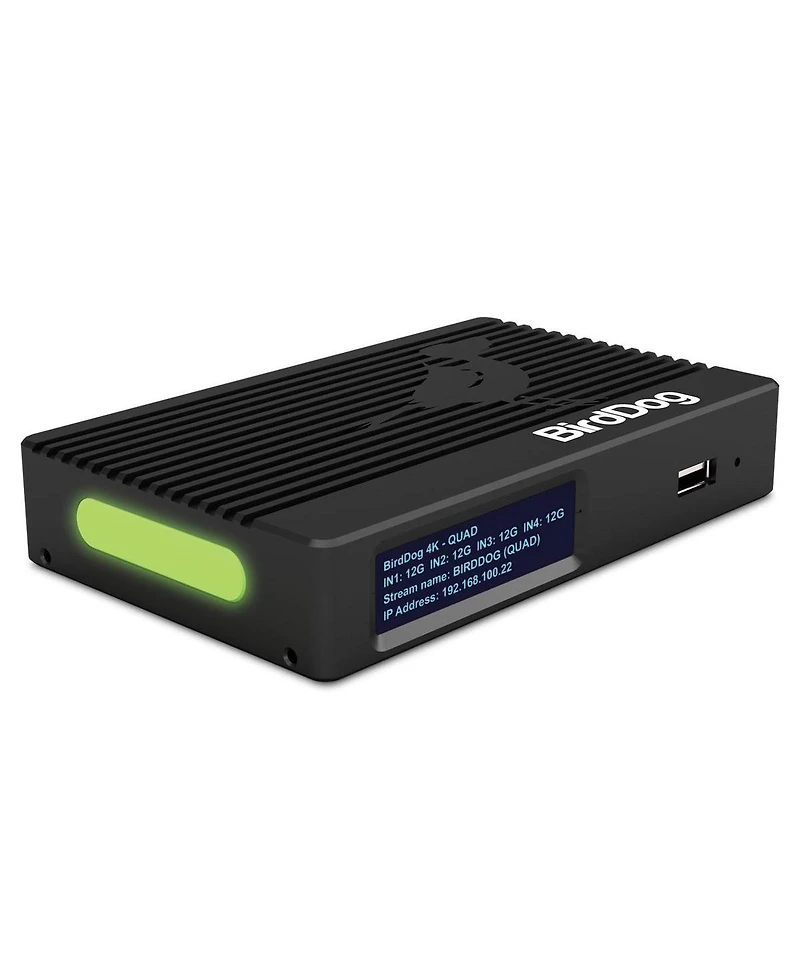 BirdDog 4K Quad 4-Channel 12G Sdi to Ndi Encoder/Decoder