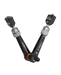 Bright Tangerine Titan Arm 2 with 1/4"-20 and 3/8"-16 Anti-Twist Adapter, London Fog