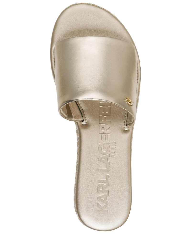 Karl Lagerfeld Paris Women's Keswick Slip-On Platform Sandals