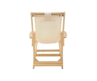 Jiallo Canvas Sling Chair With Cup And Wine Holder