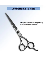 Aronkl Professional Dog Grooming Scissors Set with Nail Clippers Comb for Dogs Cats