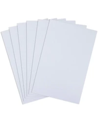 Gnuadz Aida Cloth 14 Count Cross Stitch Fabric White 12x18 Inch 6 Pack