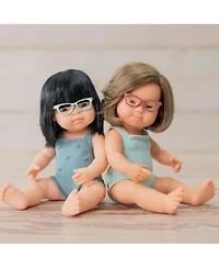 Miniland Turquoise Glasses for 15 inch Dolls. Funny accesory to give Realism to The Play