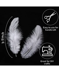 Gnuadz 300pcs Feathers For Crafts Wedding Home Party Dream Catcher Diy Supplies